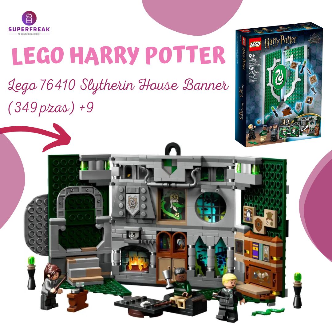 Lego 76410 Slytherin House Banner (349 pzas) +9
