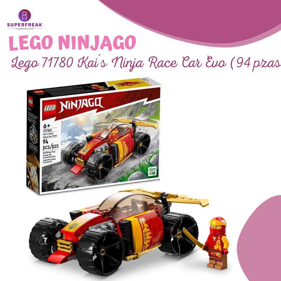 Lego 71780 Kai´s Ninja Race Car Evo (94 pzas) +6