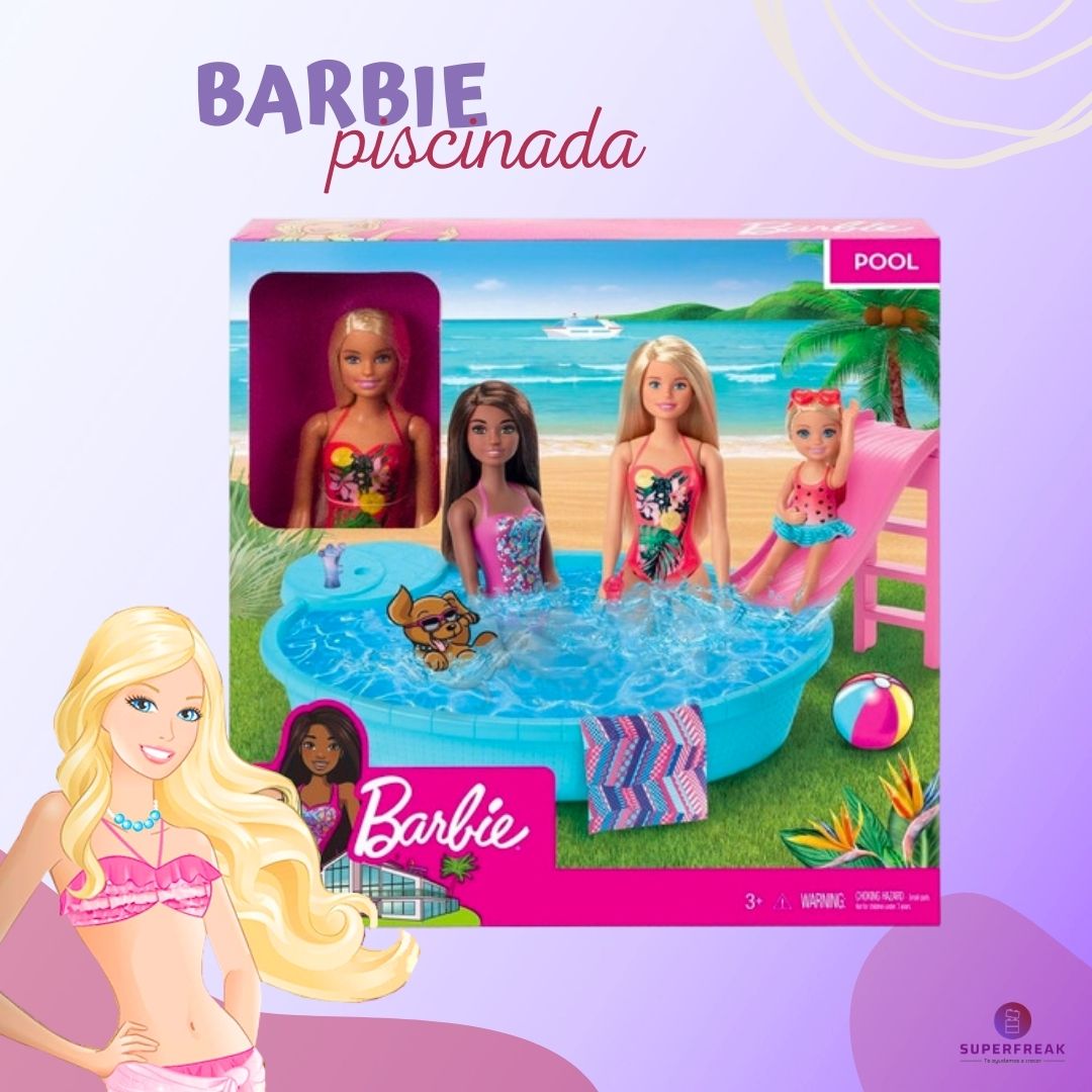 Barbie Piscina con Muñeca