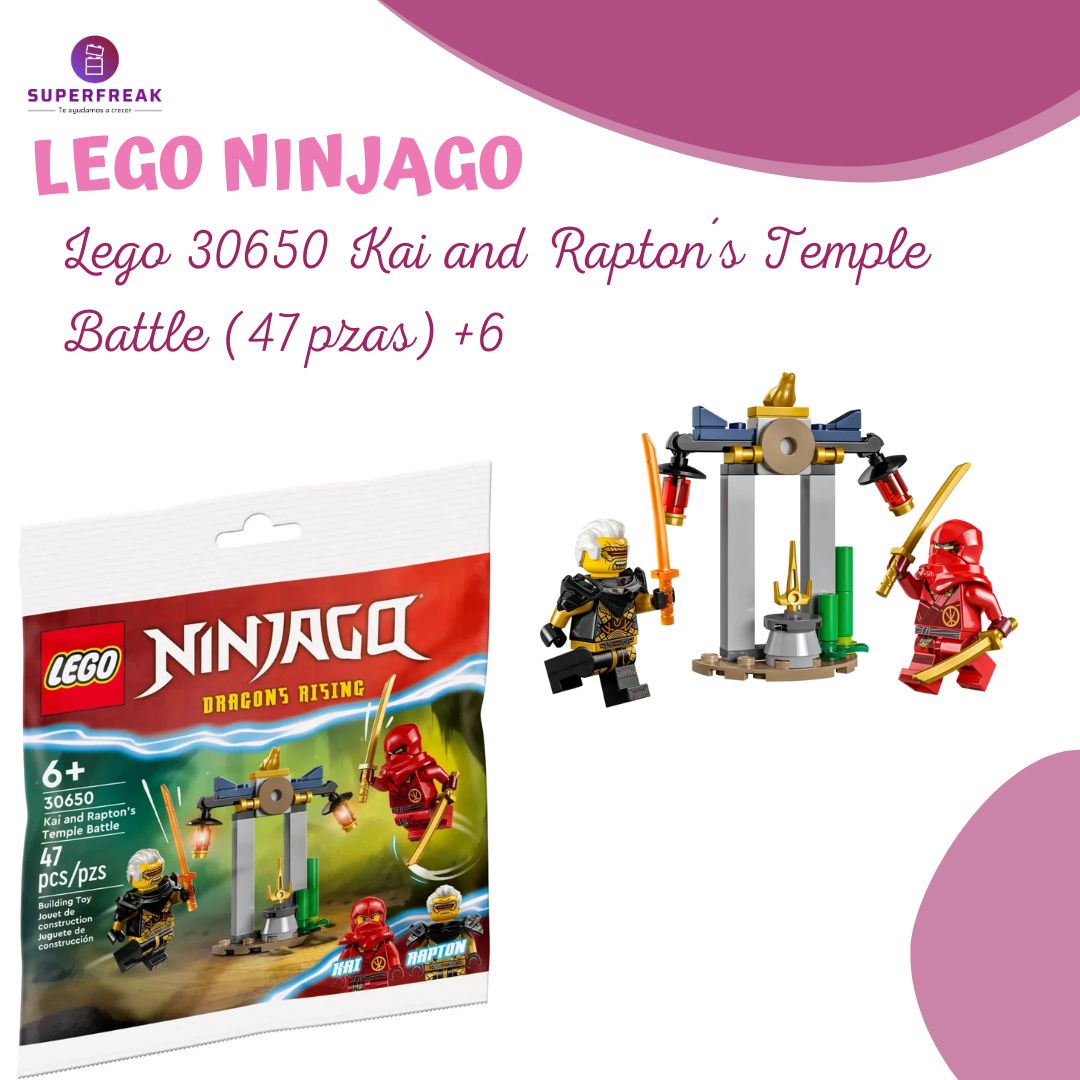 Lego 30650 Kai and Rapton´s Temple Battle (47 pzas) +6