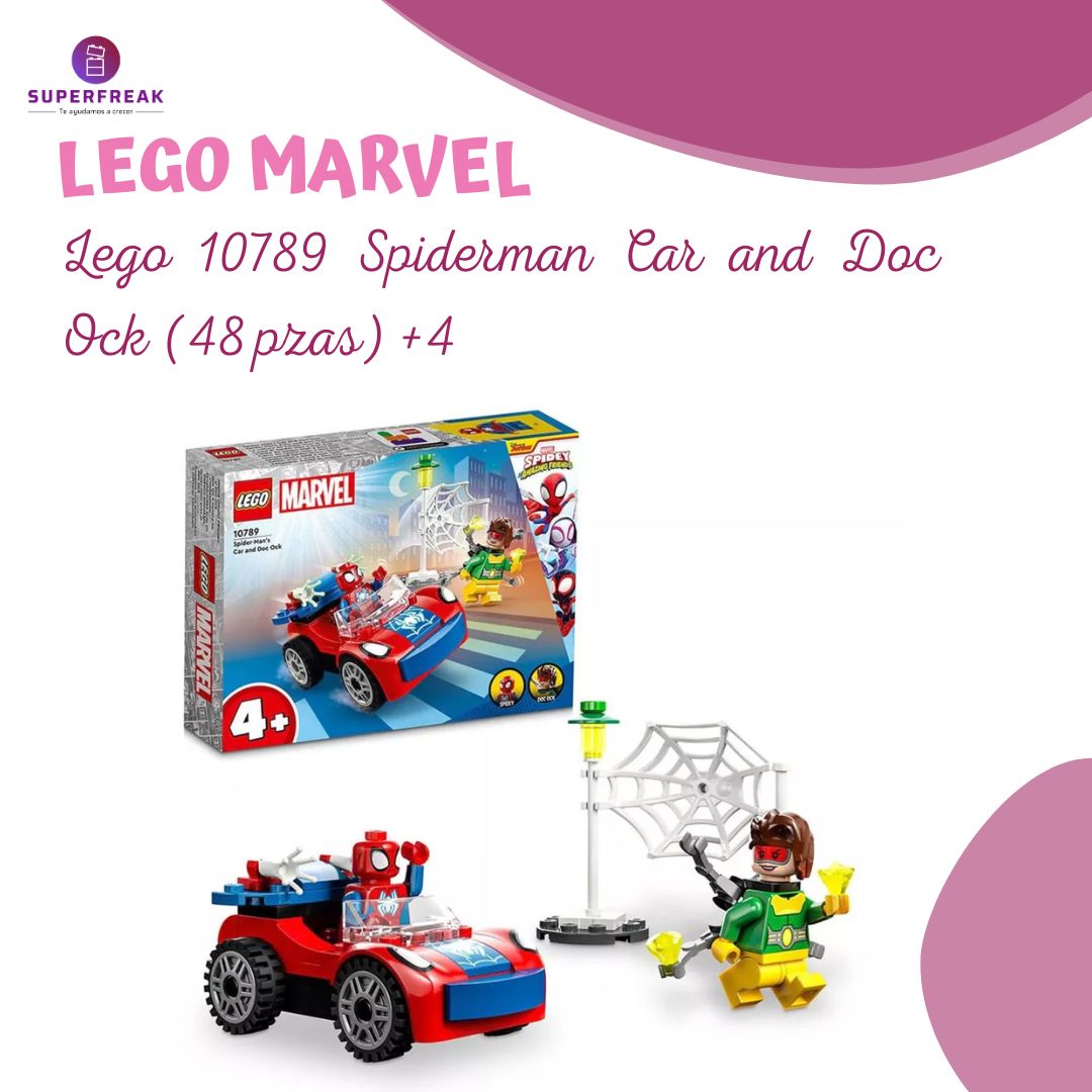Lego 10789 Spiderman Car and Doc Ock (48 pzas) +4