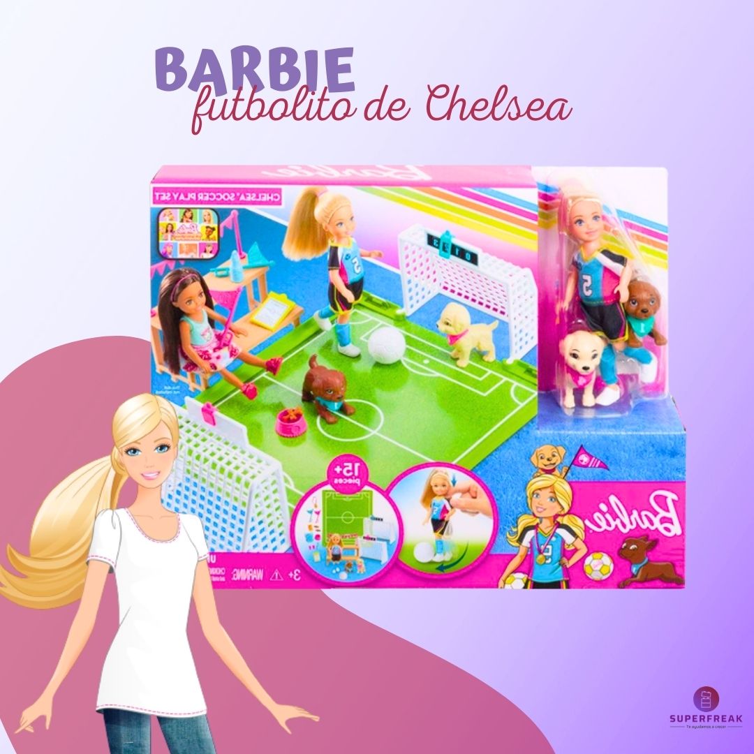 Barbie Chelsea Futbolito