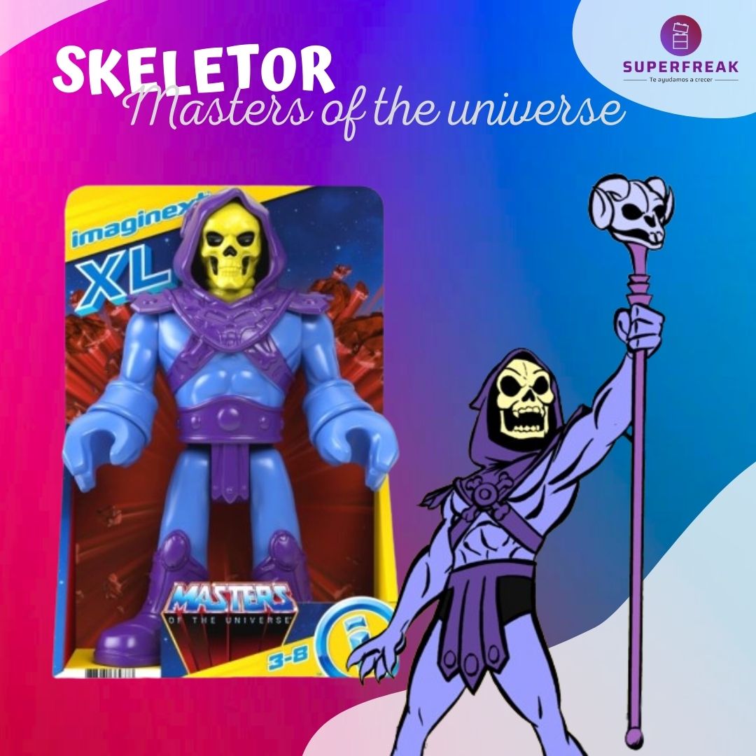 Figura Skeletor Masters of the Universe XL (3-8años) 10 Pulgadas