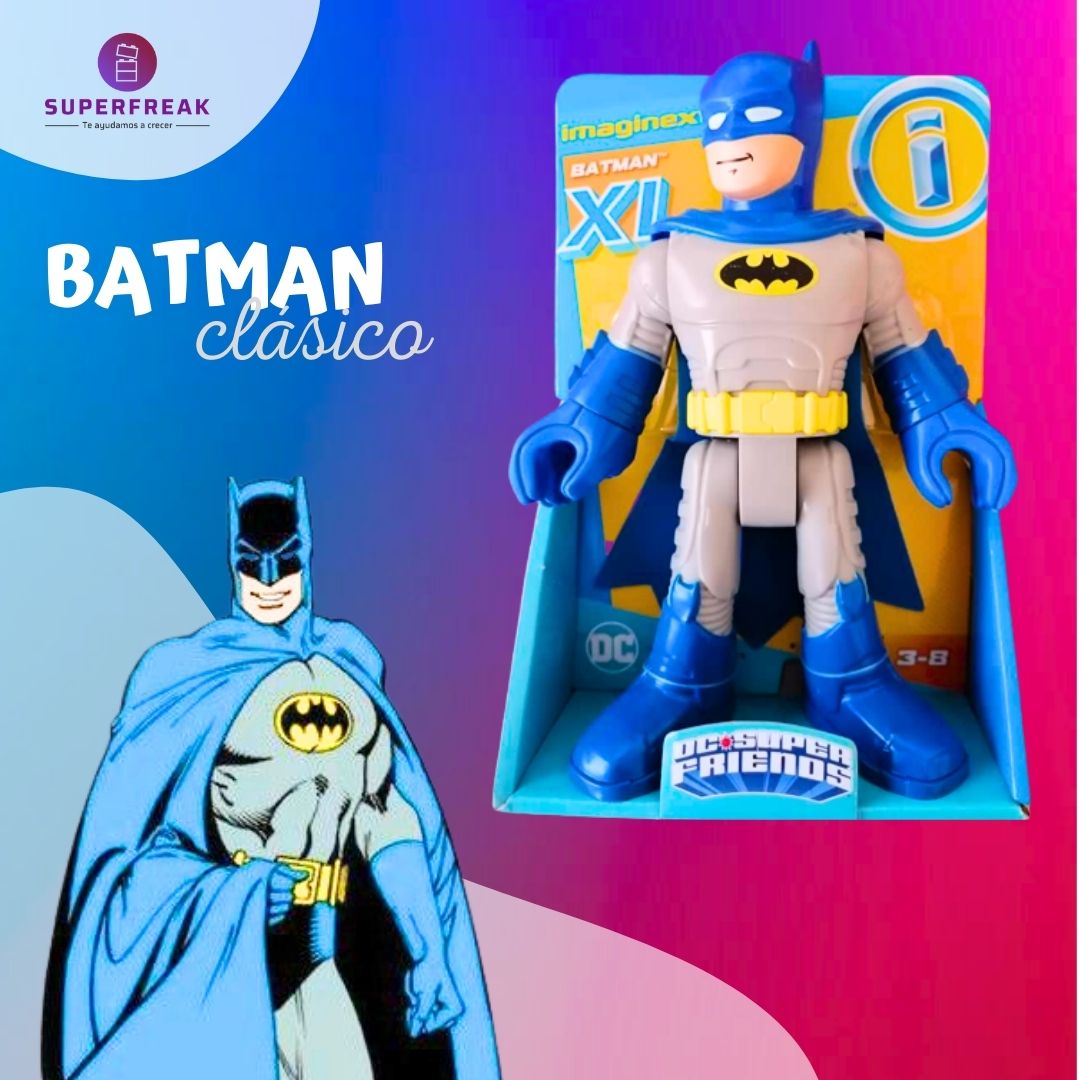 Figura Batman DC Super Friend XL (3-8años) 10 Pulgadas