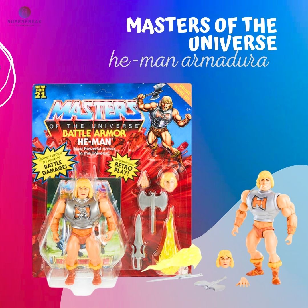 He-Man Figura 7 Pulgadas Puño Boleador