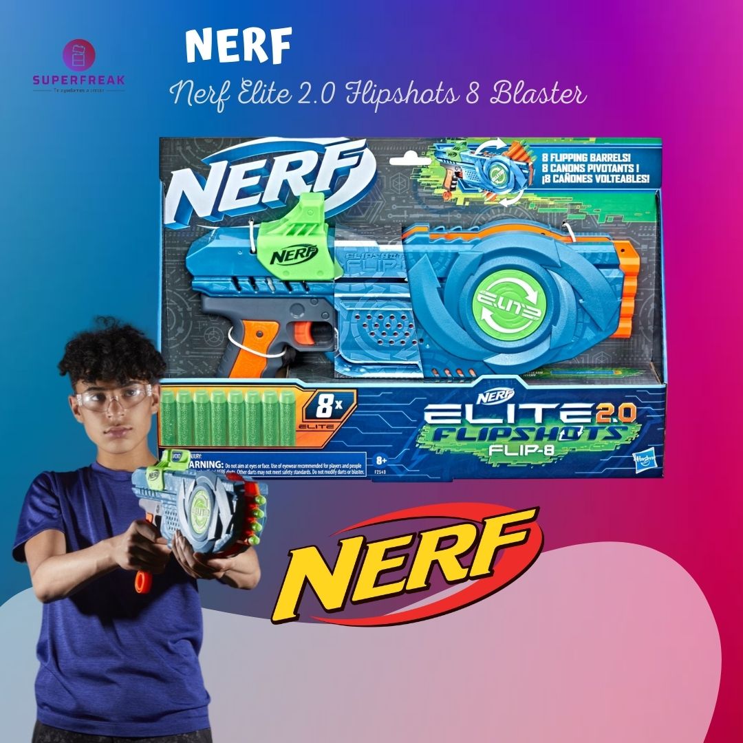 Nerf Elite 2.0 Flipshots 8 Blaster F2549