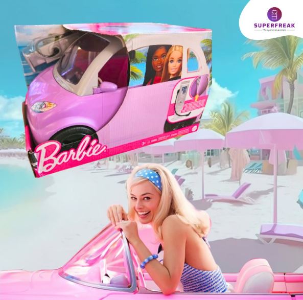 Carro Morado de la Barbie